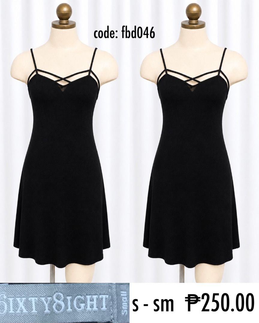 Black Cotton Dress (Category: Dresses) located in Naga. Submitted by findsbydonna.ph (Listing ID 1464070605, Image 1). Description: -Strappy Dress -EUC -Soft cotton -Mine/Code.