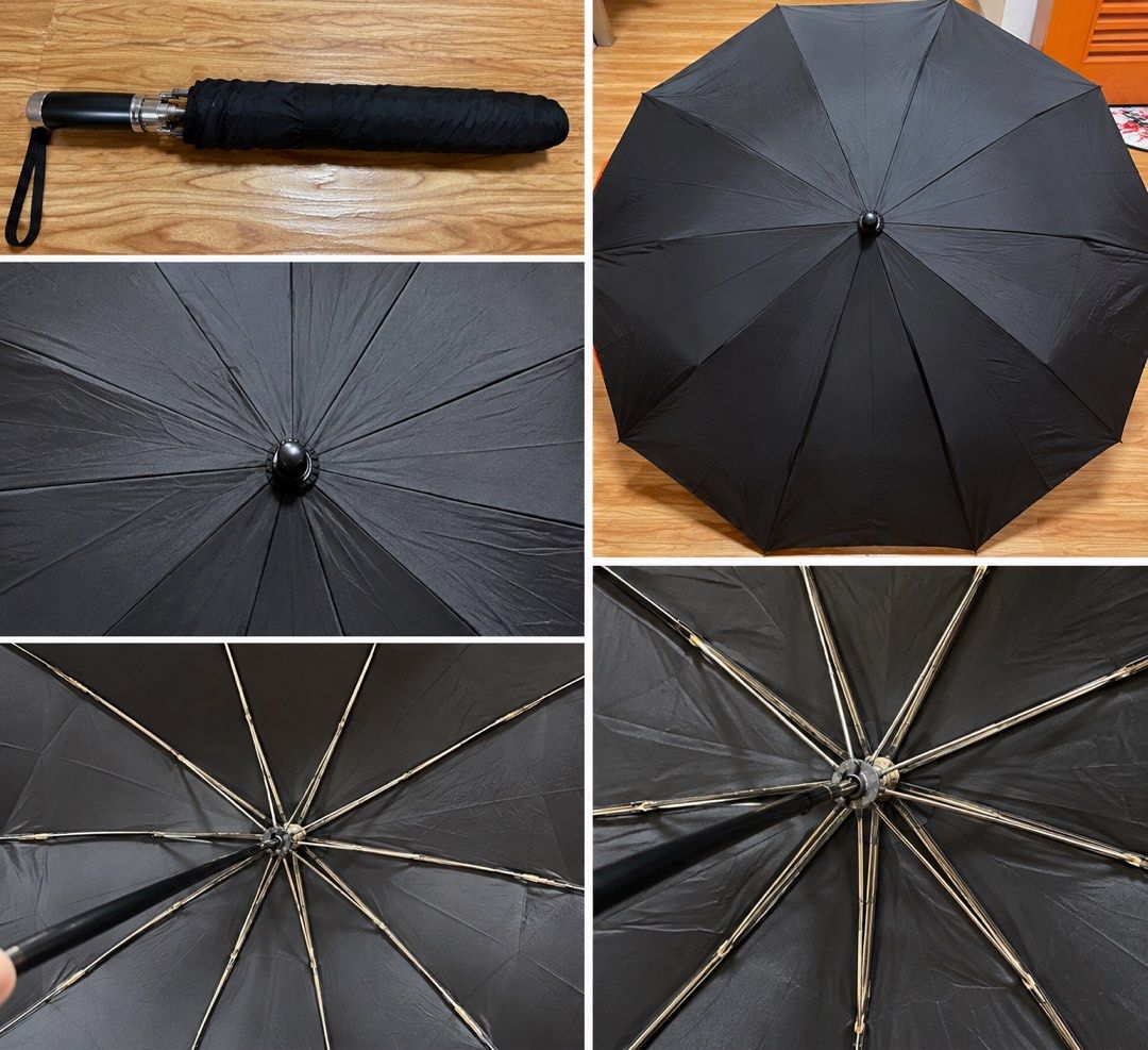 black folding umbrella 14” (Category: Umbrellas) located in San Fernando. Submitted by japansurpluselyu (Listing ID 1464067966, Image 1). Description: .