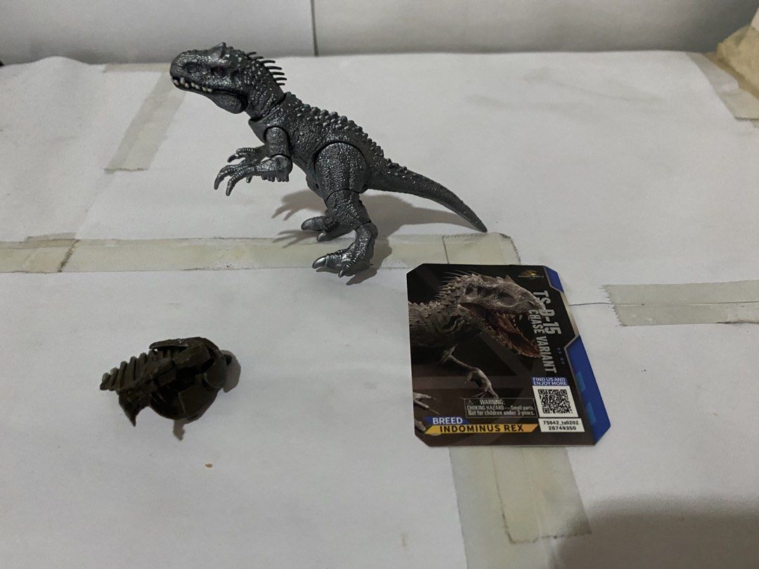 Blokees Jurassic World (Category: Designer & Blind Box Toys) located in Paranaque City. Submitted by raon19 (Listing ID 1463945430, Image 3). Description: Assorted Jurassic World Terraventure to be sold at P150 each. No more box. Includes: - Indominus Rex w/ Triceratops parts - Indominus Rex Skeleton - T-Rex legs RFS: Impulse buy/Not satisfied with pull. Payment via GCash or BPI Meet-up within Merville Park Subdivision, Paranaque and satellite vi