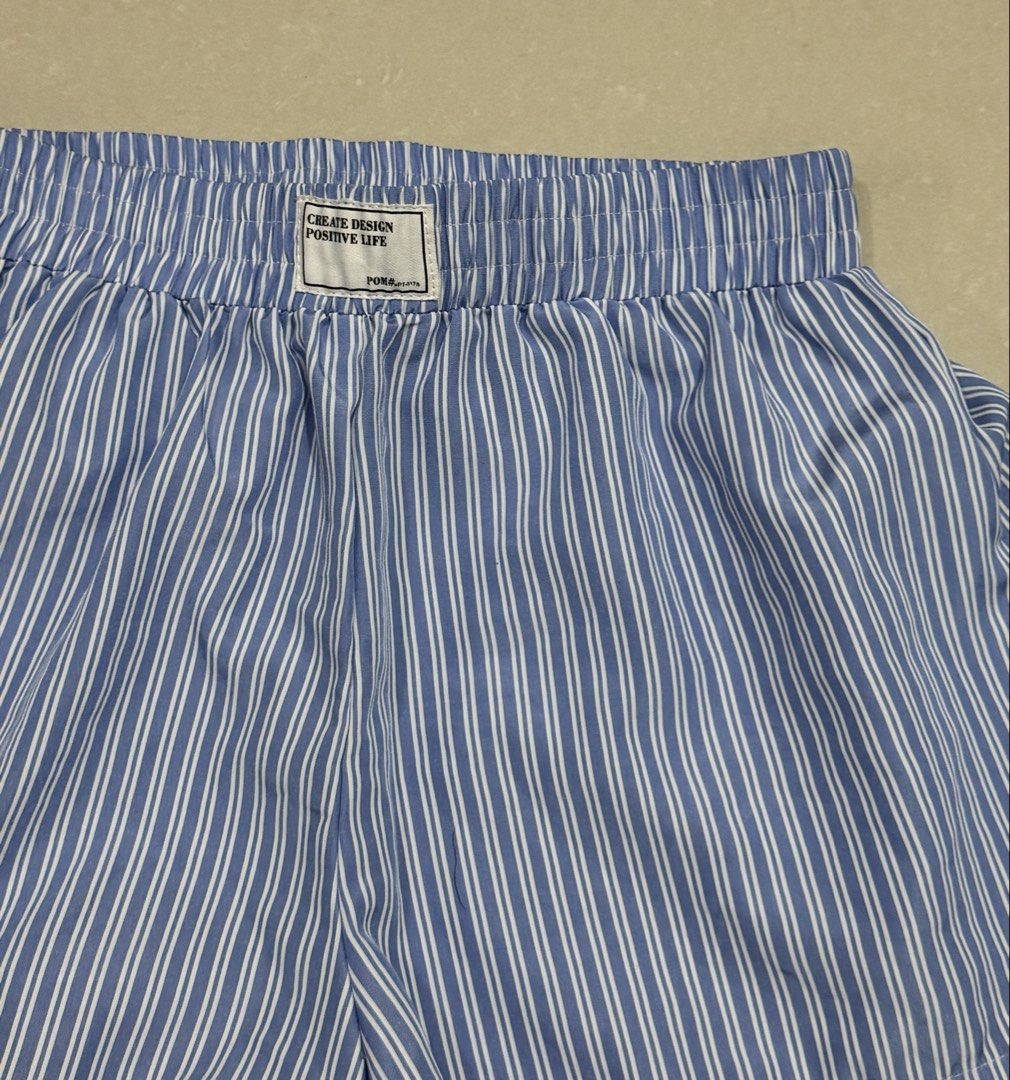 Blue Striped Shorts (Category: Shorts) located in Pasay City. Submitted by prelovedd.nutz (Listing ID 1464113696, Image 3). Description: Made from breathable fabric for all-day comfort can wear for lounging, sleeping, or casual Meet-up available 😊 Grab delivery Available-buyer covers deli fee..