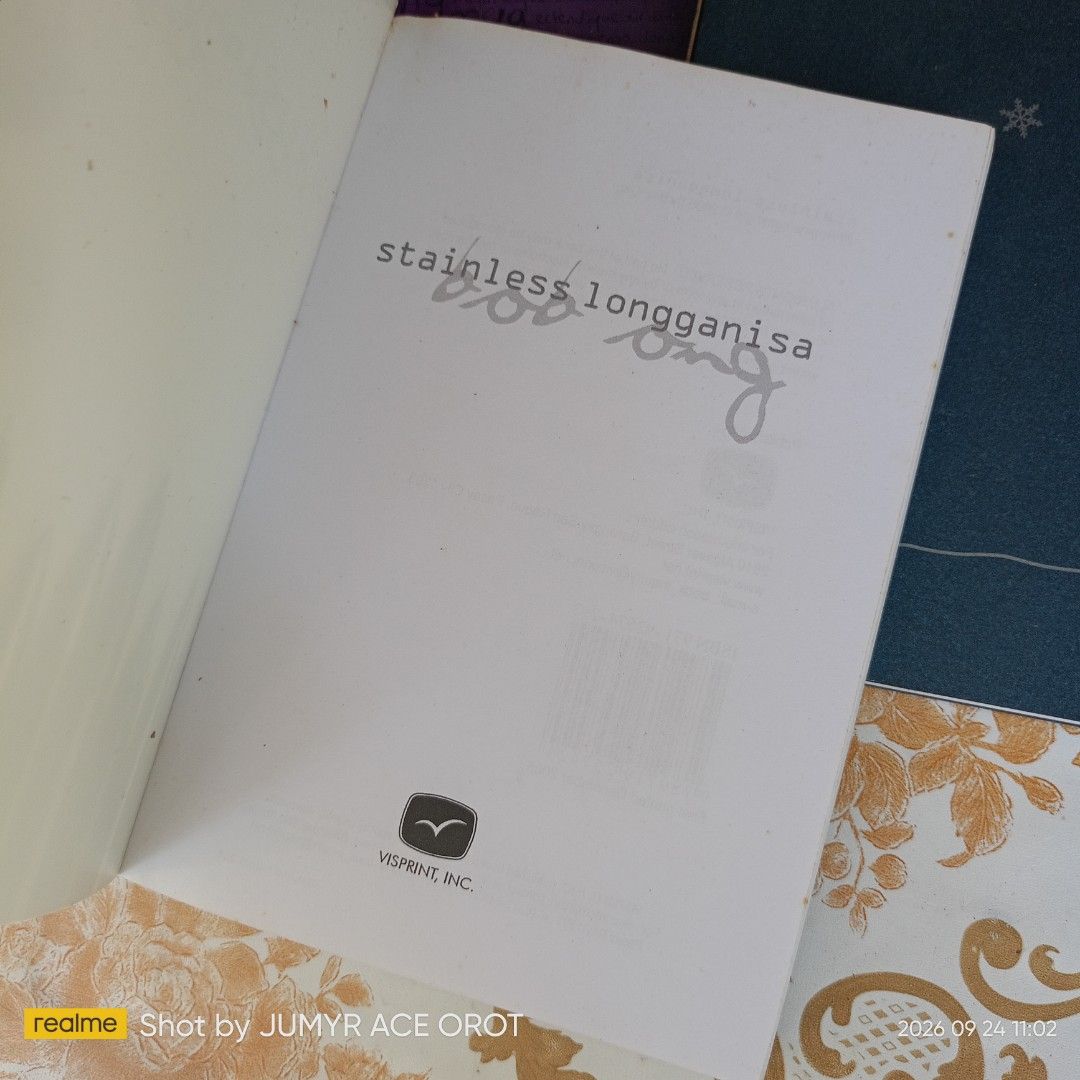 Bob Ong Bundle (Category: Storybooks) located in Polangui. Submitted by jumyrace2 (Listing ID 1463952973, Image 3). Description: Bob Ong 📚 Authentic Visprint 📖 Si - ₱300 📖 Mama Susan - ₱200 📖 Stainless Longanisa - ₱350 📚 Take All - ₱800 MOP: GCASH MOD: REGULAR J&T LOCATION:ALBAY.