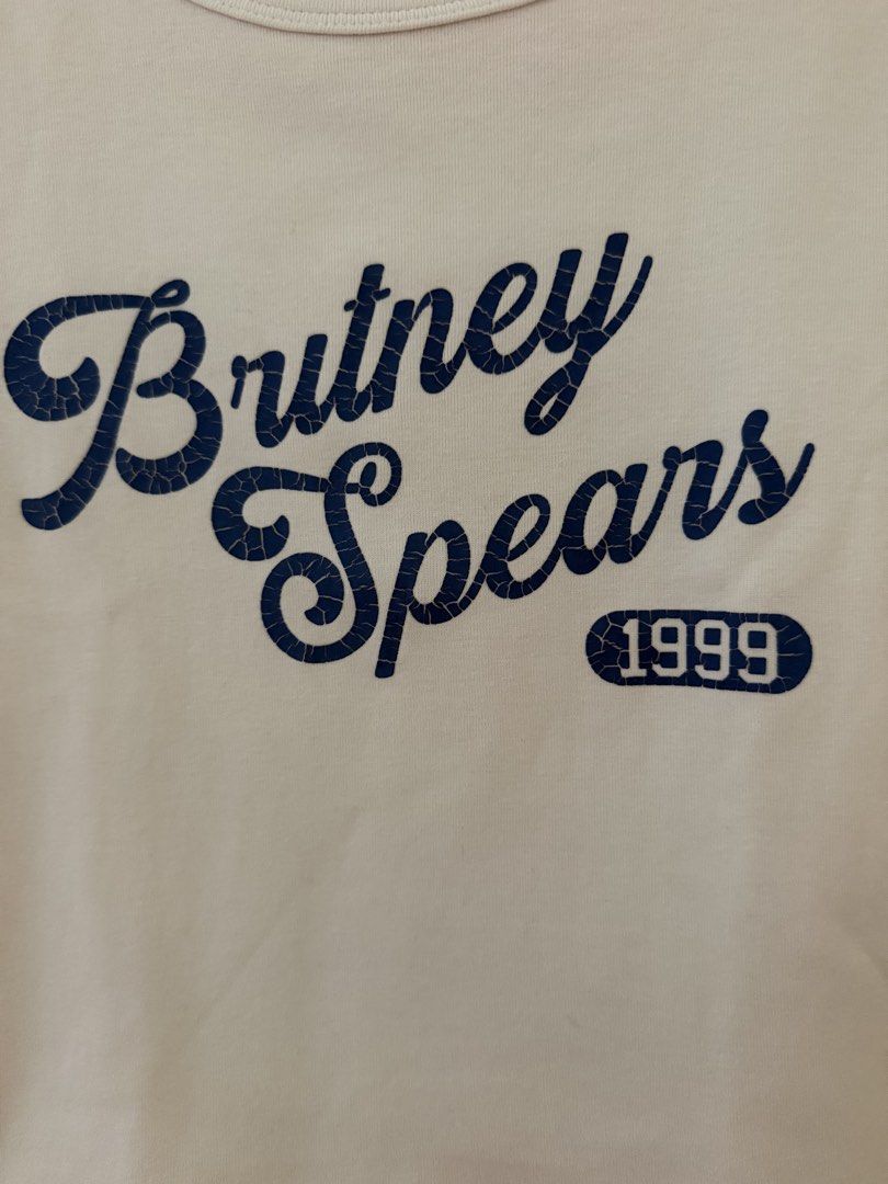 Britney Spears micro shirt (Category: Blouses) located in Cabuyao City. Submitted by declutterwithpretzelle (Listing ID 1463989370, Image 3). Description: 🔖Cotton on micro t-shirt I crop top 🔖 Extra Small 🔖 In good condition 🍎 For faster transactions, kindly send your complete delivery address, including your full name and contact number, so I can calculate the shipping fee. 📌 Most items are preloved, unless stated otherwise as new. 📌 All i