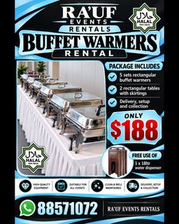 Tables, Chairs, Tentage, Toilets, Fans,air Coolers, Buffet Warmers, Water Dispenser  Rentals 收藏品 3