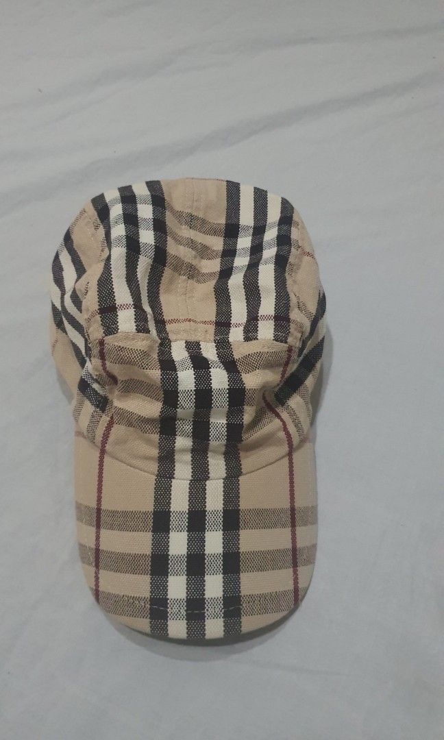Burberry nova check 5 panel cap (Category: Luxury Accessories) located in Paranaque City. Submitted by nvdluxurygoods (Listing ID 1463985486, Image 1). Description: Burberry nova check 5 panel cap Authentic Men/Women 3,500 only Selling low !!.