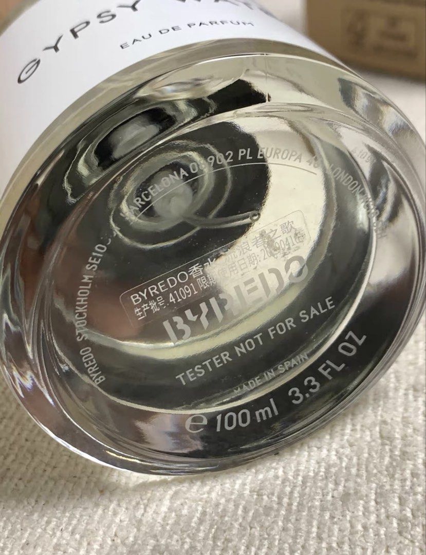 BYREDO Gypsy Water 100mL (Category: Fragrance & Deodorants) located in Quezon City. Submitted by yswliu66 (Listing ID 1464034781, Image 2). Description: ( tester/demo bottle ) 100mL fsm w/tester box unli legit check :)) slightly nego can send more pics for lc upon request ✨.