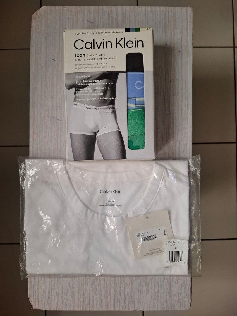 Calvin Klein Men's Tank Top/Crop Top & Trunks Bundle (Category: Underwear) located in Mandaluyong City. Submitted by reynald.n (Listing ID 1463965727, Image 2). Description: .