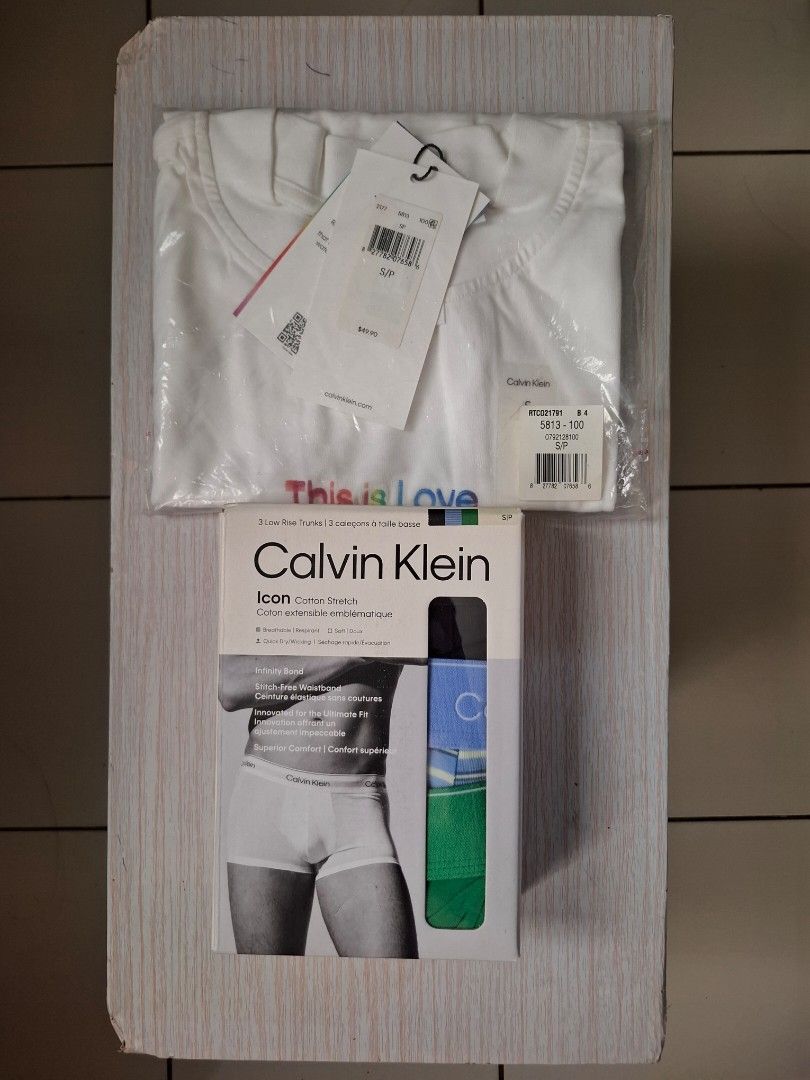 Calvin Klein Men's Tank Top/Crop Top & Trunks Bundle (Category: Underwear) located in Mandaluyong City. Submitted by reynald.n (Listing ID 1463965727, Image 1). Description: .