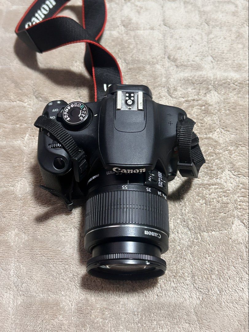 Canon Rebel T5 (EOS 1200D) DSLR Camera (Category: Cameras) located in Laoag. Submitted by blackiest (Listing ID 1464044401, Image 1). Description: Canon Rebel T5 Also known as Canon EOS 1200D. All working. Read for issues Sensor: 18.0 MP APS-C CMOSProcessor: DIGIC 4ISO Range: 100 – 6400 (expandable to 12800) Shutter Speed: 1/4000 to 30 seconds Continuous Shooting: 3.0 frames per second Autofocus: 9-point AF system (1 cross-type center point) Vide