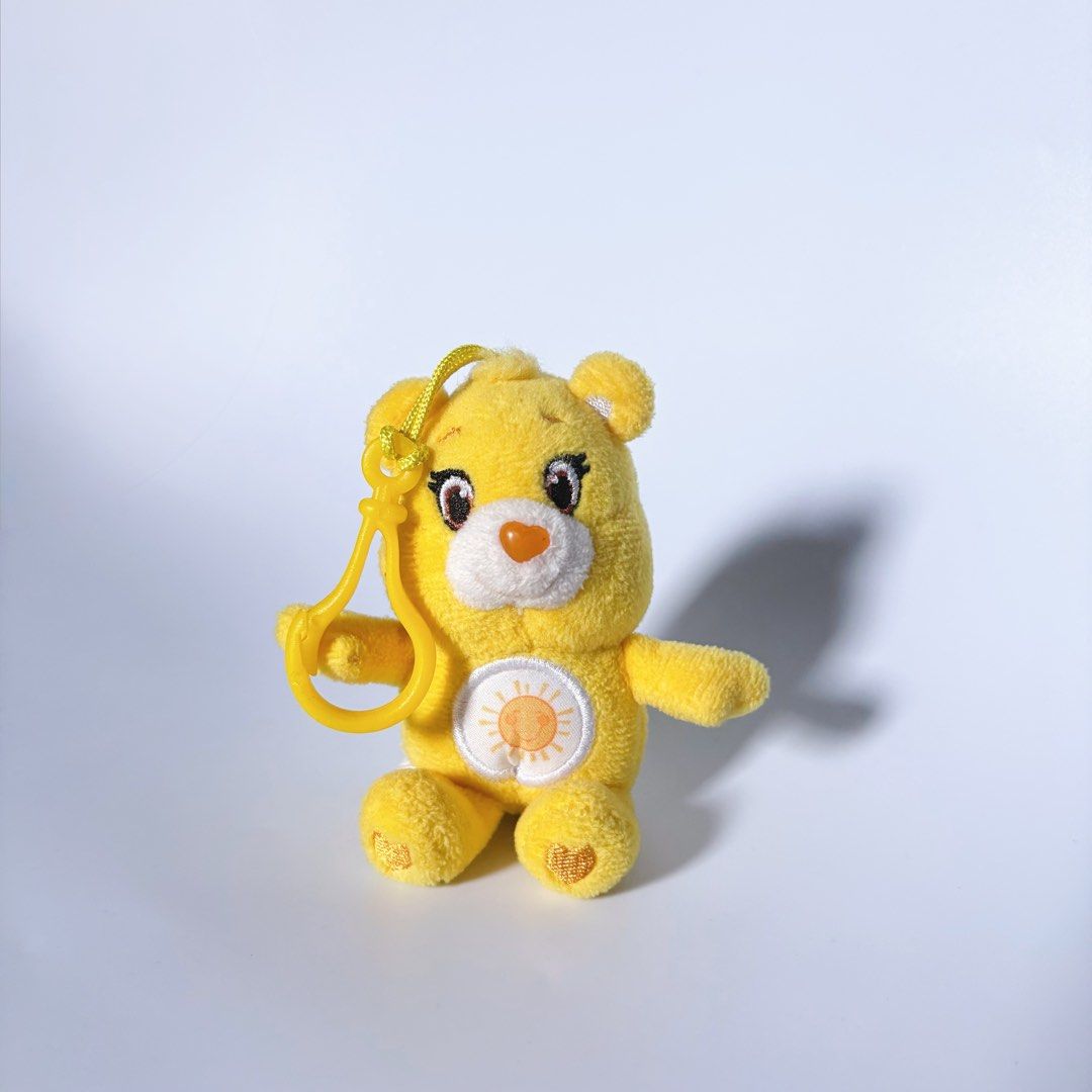 SALE Care Bears Yellow Charm/Keychain (Category: Plushies & Soft Toys) located in San Fernando. Submitted by lovemypreloveddd (Listing ID 1464027244, Image 1). Description: 𐙚 ₊˚⊹♡ PRELOVED NOTE ♡⊹˚₊ 𐙚 These are preloved pieces, so please expect signs of love/use ♡ Please manage your expectations when buying preloved hehe 🫶🏻 Minor imperfections are normal and part of their preloved charm! ✿ Please check all photos & details before claiming ✿ C