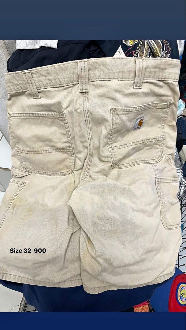 Carhart tan carpenter (Category: Shorts) located in General Mariano Alvarez. Submitted by bandzzx (Listing ID 1463997685, Image 1). Description: Size 31 tinamad lang ako mag pic .