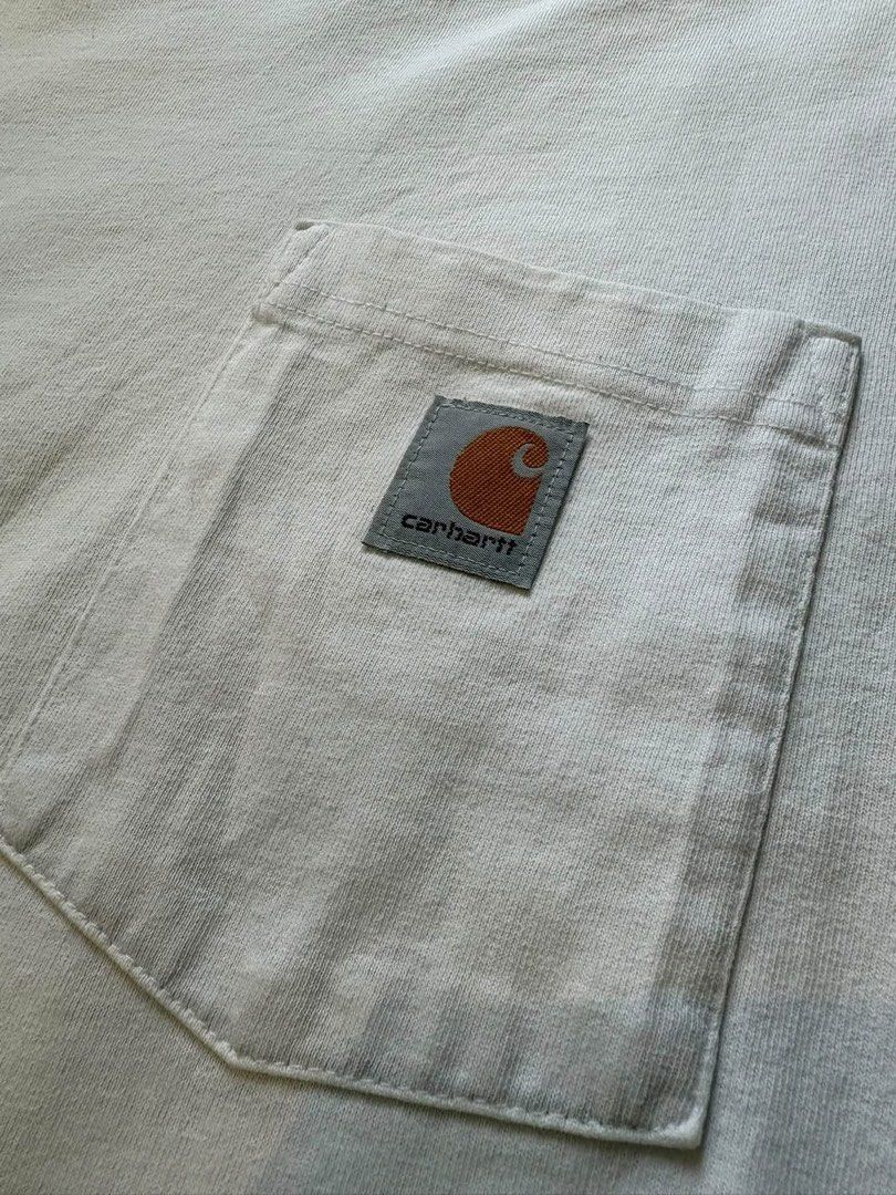 Carhartt (Category: Tshirts & Polo Shirts ) located in Alegria. Submitted by thriftedpinas (Listing ID 1464104105, Image 3). Description: Carhartt Pocket tee Size : Large Condition : 9.5/10 No issue Php : 1k.