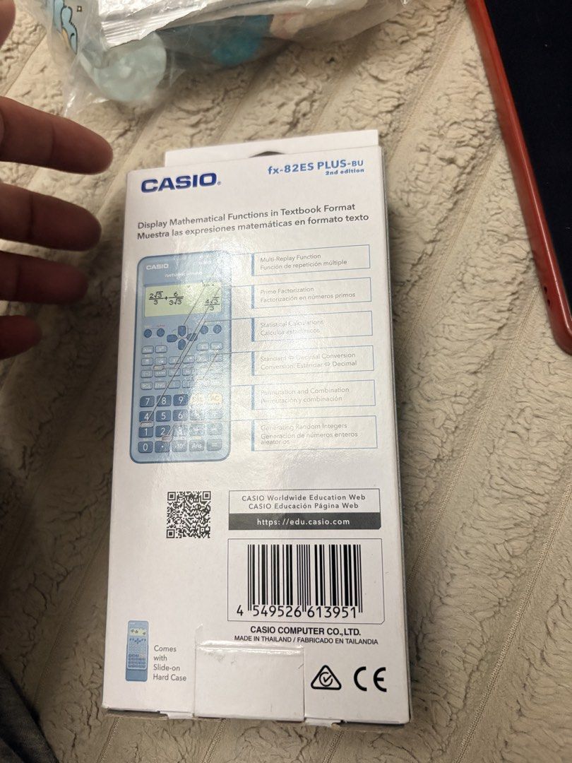 Casio fx-82ES PLUS 2nd Edition Scientific Calculator (Category: Office & Business Technology) located in Angono. Submitted by arwheel (Listing ID 1463991349, Image 3). Description: - Casio fx-82ES PLUS 2nd Edition Scientific Calculator - Natural Textbook Display for easy viewing - 252 Functions for various calculations - Comes with a protective Hard Case - Ideal for students and exam use - Selling because i bought wrong items for board examinatio