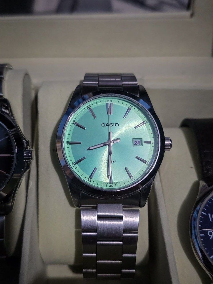 Casio / Timex Watches (Category: Men's Watches) located in Pasig City. Submitted by sdpii (Listing ID 1463970540, Image 3). Description: - Casio Watch & Timex Watch - Day and Date Display - Water Resistant (50 meters) - Japan Movement - Stainless Steel Band - Ideal for Everyday Wear - Selling As Is - Casio Watch, 2k each - Timex Watch with box - 3,500 - RFS: not needed anymore.