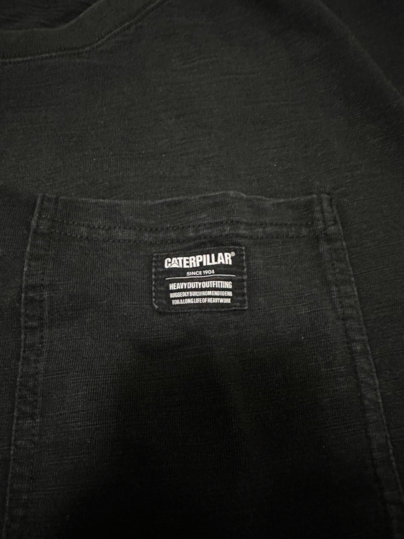 CAT Caterpillar Heavy Duty Outfit (Category: Tshirts & Polo Shirts ) located in Manila. Submitted by ceeventures (Listing ID 1464005207, Image 3). Description: Caterpillar (XL on tag) Dimes: 22x28 Color rate: 10/10 Issue: No issue Price: 250 + SF.