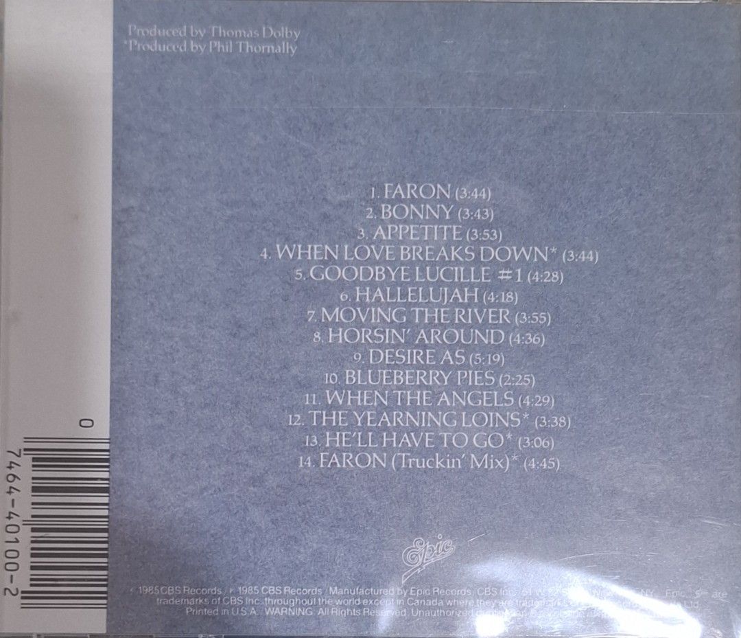 (CD) Prefab Sprout: Two Wheels Good (Category: CDs & DVDs) located in Makati City. Submitted by decluttermp (Listing ID 1463973520, Image 2). Description: - Condition: 9/10. Like new - Made in USA - With plastic sleeve.