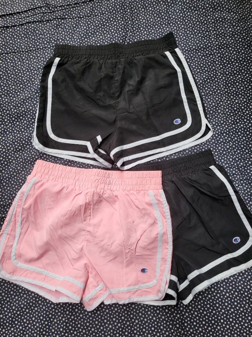 Champion athletic wear (Category: Activewear) located in Quezon City. Submitted by tikz_816 (Listing ID 1464012019, Image 2). Description: champion althetic shorts -womens size L on tag 280 each 750 take all size : (w: 12.5in L:11in) colors: pink and black condition: 9.5/10 buy with confidence over 150+ positvie feedback/reviews meet up: qc and nearby areas balintawak lrt1 station fishermall pantranco shipping available: to be shouldered by the b