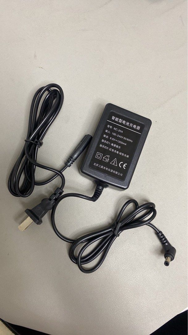 Charger NC-20A (Category: Announcements) located in Manila. Submitted by jessaljamm78141 (Listing ID 1463998720, Image 1). Description: - Intelligent Battery Charger NC-20A - Input: 100-240V 50/60Hz - Output: 9.0V 1200mA - Power indicator light is ON - Charging indicator: Red light - Full indicator: Green light - Brand: Beijing Sanding Optoelectronic Instrument Co., Ltd..