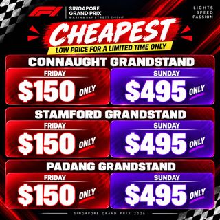 Cheapest F1 tickets on carousell Collection item 2