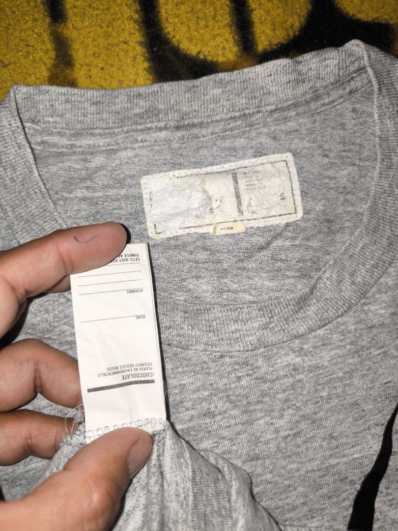 Chocolate Lightning Bolt T-shirt Grey (Category: Tshirts & Polo Shirts ) located in Manila. Submitted by fljaoti27 (Listing ID 1463957037, Image 3). Description: Chocoolate Tee Small.