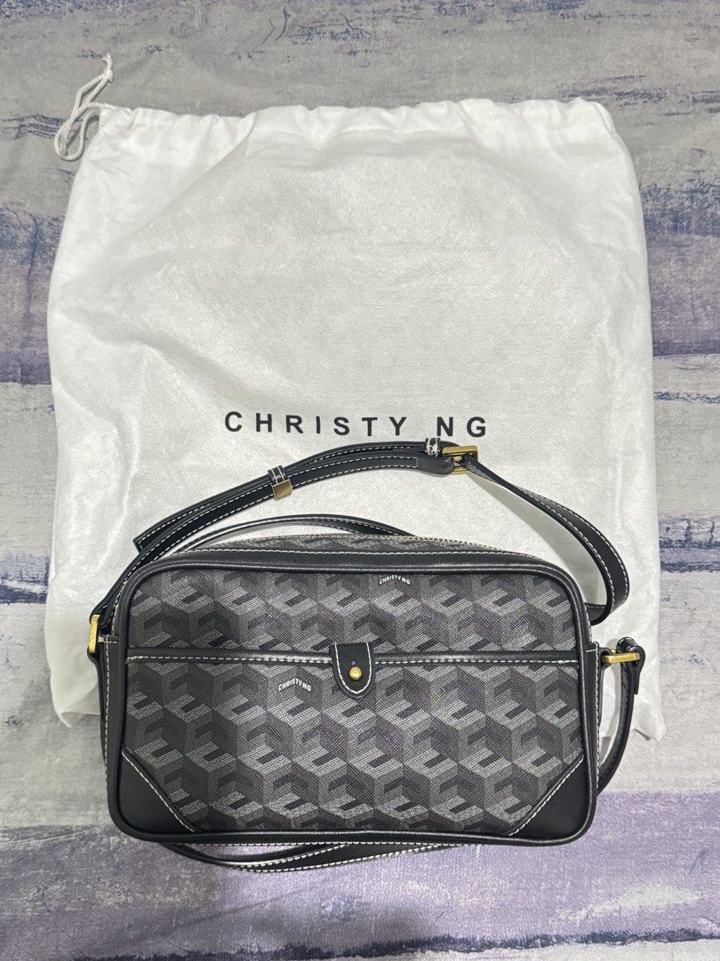 Christy Ng San Pedro (Category: Cross-body Bags) located in Cavite. Submitted by yshcollections (Listing ID 1463939539, Image 1). Description: Good as new with pristine condition Used only twice RSF : Need funds Location : Bacoor Cavite.