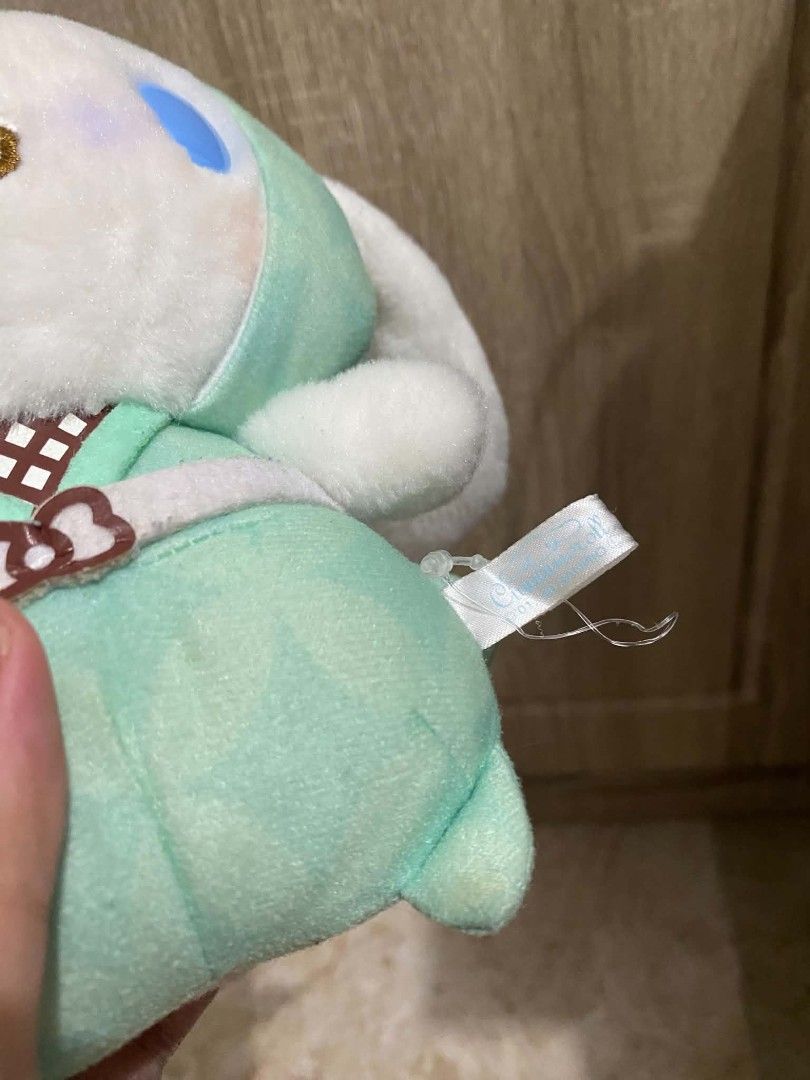 Cinnamoroll ninja plushie (Category: Plushies & Soft Toys) located in Paranaque City. Submitted by newhobbieshop (Listing ID 1464119478, Image 2). Description: good as new cinnamoroll ninja hard eyes open for lalamove and jnt.