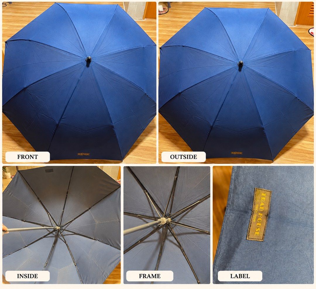 classic navy blue umbrella 14” (Category: Umbrellas) located in San Fernando. Submitted by japansurpluselyu (Listing ID 1464051503, Image 1). Description: .