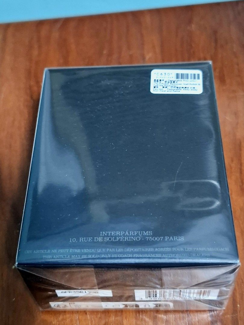 Coach Eau De Toilette 40ml Perfume (Category: Fragrance & Deodorants) located in Quezon City. Submitted by ejo23 (Listing ID 1463995901, Image 3). Description: Coach Eau De Toilette - 40ml bottle - Authentic - Brand new, sealed in original packaging -Profile: "A bold, charismatic aromatic-amber scent with fresh bergamot, geranium, and Saffiano leather undertones.".