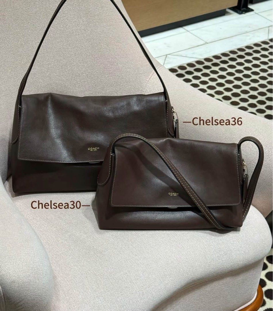 Coach Shoulder Bag - Brown Leather & Suede Options (Category: Shoulder Bags) located in Caloocan City. Submitted by brandeditemsph (Listing ID 1464040362, Image 1). Description: - Authentic Coach shoulder bag - Available colors: Brown Leather, Brown Suede, Bright Pink Suede - Ideal for everyday use - Includes a detachable strap - Please check photos for condition and details.