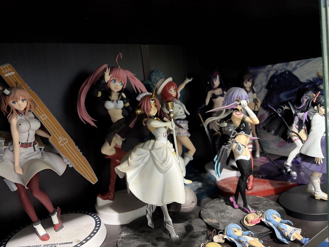 Collection of Figures and Merch (Category: Character Goods) located in Pasay City. Submitted by gericc22 (Listing ID 1463989616, Image 1). Description: All bought from Japan, conventions, and legit sellers in the Philippines. Displayed in glass cabinets. Also have other merch from some other series. No other figures. Also have plushies. Selling as a collection.
