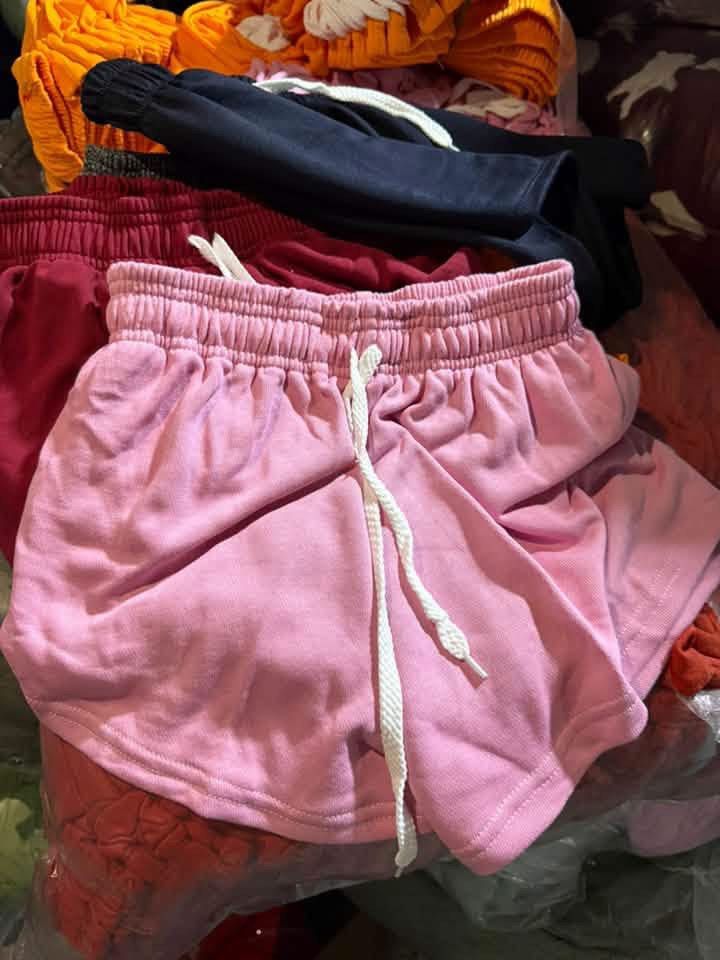 Comfy Sweat Shorts with Drawstring - Multiple Colors Available (Category: Shorts) located in Manila. Submitted by alaineramos (Listing ID 1463946280, Image 1). Description: - Super comfy sweat shorts - Elastic waistband with drawstring for adjustable fit - Ideal for lounging and casual wear - Available colors: Pink, Purple, Yellow, Maroon - Made with soft, easy-care fabric.