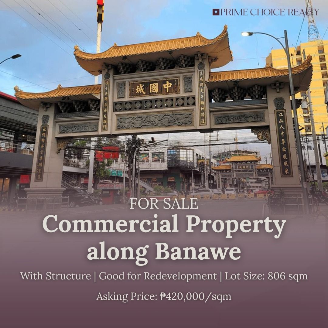 Commercial Property along Banawe (Category: Commercial) located in Quezon City. Submitted by primechoicerealtyinc (Listing ID 1463956765, Image 1). Description: FOR SALE | COMMERCIAL PROPERTY ALONG BANAWE Prime commercial property strategically located along Banawe, ideal for investors, developers, and businesses looking for a high-potential redevelopment site. Property Details: • Lot Area: 806 sqm • With Existing Structure • Good for Redevelopme