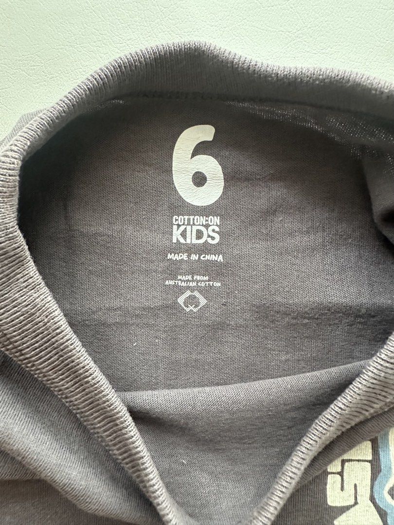Cotton On Kids Graphic Tee (Category: Babies & Kids Fashion) located in San Juan City. Submitted by aaabow (Listing ID 1463981757, Image 2). Description: Size 6 (for 6-7 yo), “Just Creepin’ It Real”.