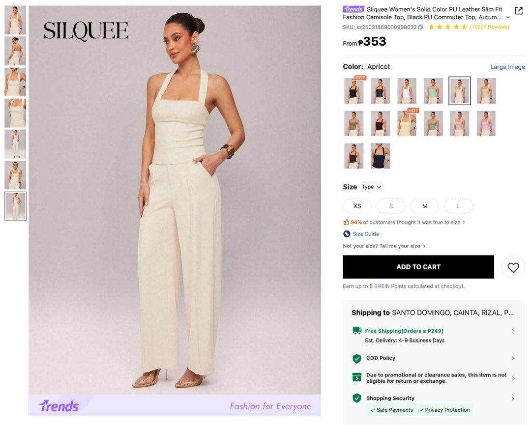 Cream Halter Top (Category: Sleeveless) located in Cainta. Submitted by allyrom (Listing ID 1464087307, Image 1). Description: Size: XS Shipping via LalaMove.