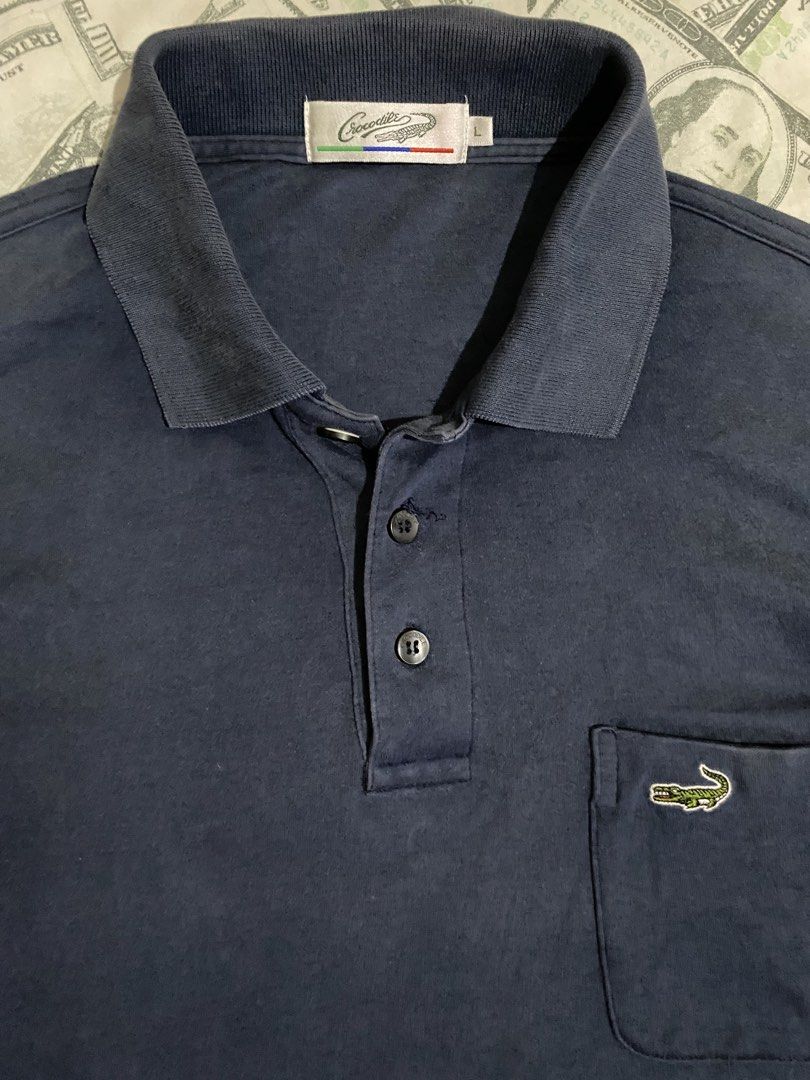 Crocodile - Pocket Polo Shirt (Authentic) (Category: Tshirts & Polo Shirts ) located in Paranaque City. Submitted by haslem (Listing ID 1464052074, Image 2). Description: W: 22 L: 28 .