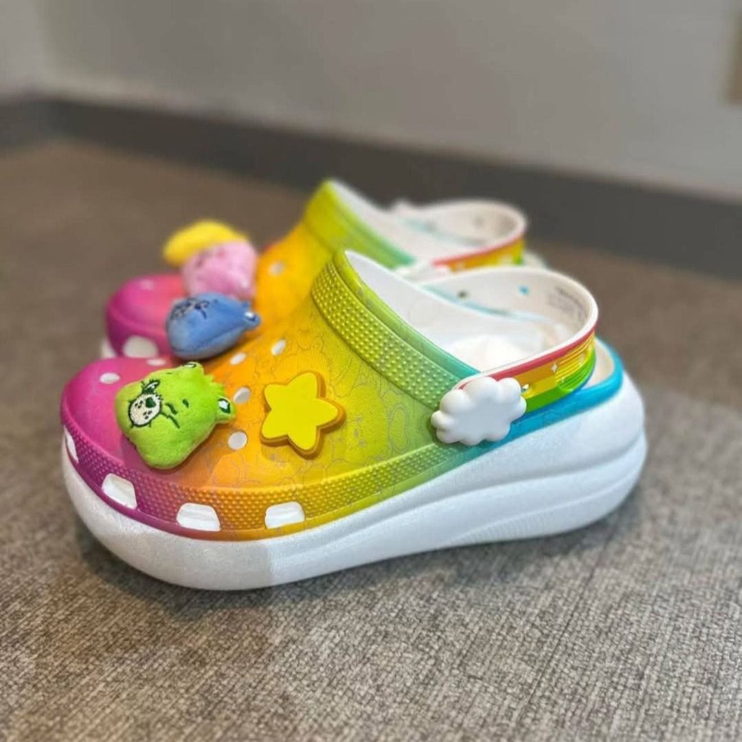 Crush Clog - Carebears (Category: Wedges) located in Rizal. Submitted by hiraya16 (Listing ID 1464117089, Image 1). Description: Available Onhand ready to ship Sizes available? DM ✉️ J&T - Lalamove - LBC.