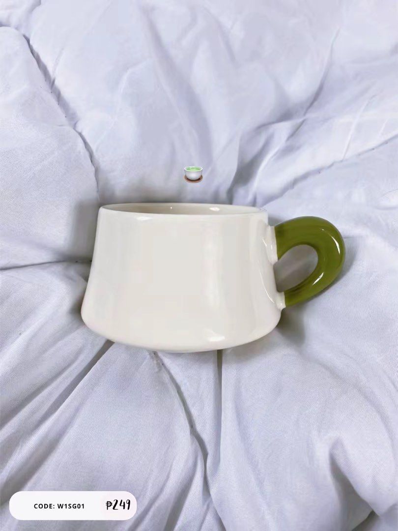 Cute ceramic mug (Category: Coffee & Tea Tableware) located in Lucban. Submitted by tazza.ph (Listing ID 1464133791, Image 1). Description: You can also visit us @tazza.officialph on IG, FB and TikTok AVAILABLE NOW ⚠️ Please note that this is a factory pull out items, so it may have small imperfections or minor flaws. These are normal for these items and do not affect the mug’s use. ✨ No cracks/chips ✨ Good to perfect condition Please check the p