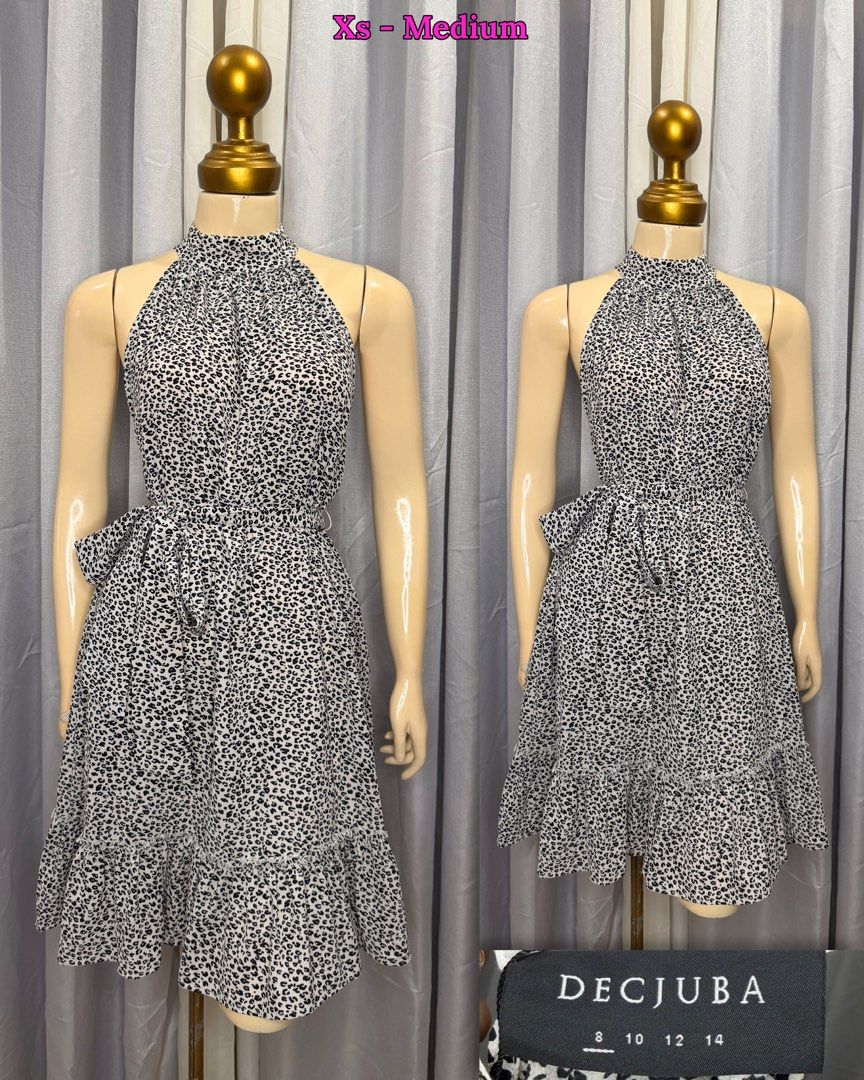 DECJUBA - Halter Dress (Category: Dresses) located in Compostela. Submitted by wowcollection19 (Listing ID 1463981427, Image 1). Description: • Decjuba • Halter Dress with belt.