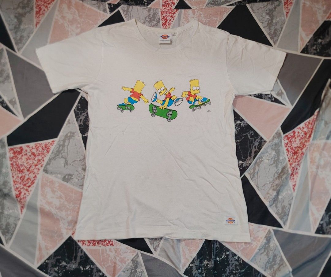 DICKIES x SIMPSONS T SHIRT (Category: Activewear) located in San Fernando. Submitted by vincentgomez (Listing ID 1463955967, Image 1). Description: DICKIES x SIMPSONS T SHIRT -Large on tag -22x29 -Complete tags -Excellent Condition La Union 📍.