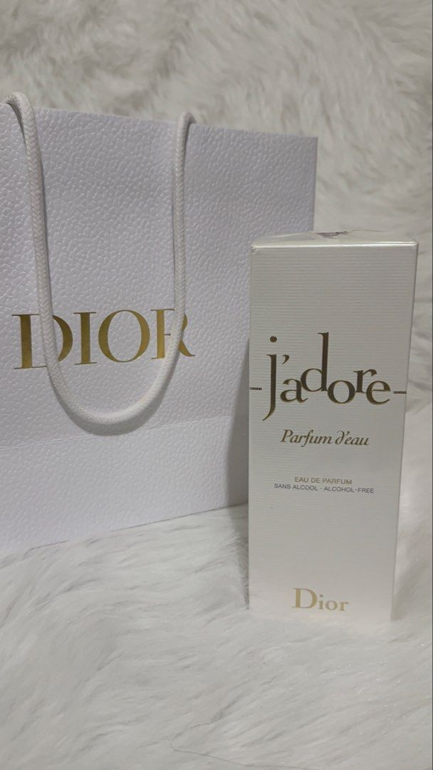 DIOR J’ADORE PARFUM D’EAU (Category: Fragrance & Deodorants) located in Caloocan City. Submitted by anicaaaaaa (Listing ID 1463940590, Image 1). Description: DIOR J’ADORE PARFUM D’EAU 🤍 ♡ 100 ml ♡ Authentic / Original ♡ Brand New & Sealed ♡ Never opened ♡ With Paper bag ♡ No receipt 💰 SRP: ₱12,600 🔥 Selling for: ₱9,999 only! Perfect for anyone looking for a fresh, elegant and feminine fragrance. ✨ 📍 Meet up: SM Manila / Bel Air, Makati 🛵 Lal