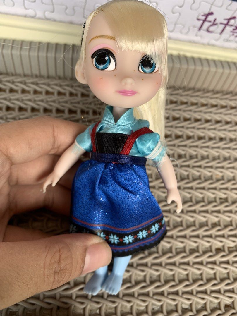 Disney Animator Frozen Anna Mini (Category: Kids Toys) located in Manila. Submitted by macks_toys (Listing ID 1464136643, Image 2). Description: 📌You may send DM for your inquiries. ✨KINDLY CHECK EACH DETAILS✨ 🔳 From Japan/UK Surplus items 🔳 Collectibles 🔳 Manage your expectations since it’s preloved and from Surplus Items 🔳 WYSIWYG ✨ Thank you! ✨ .