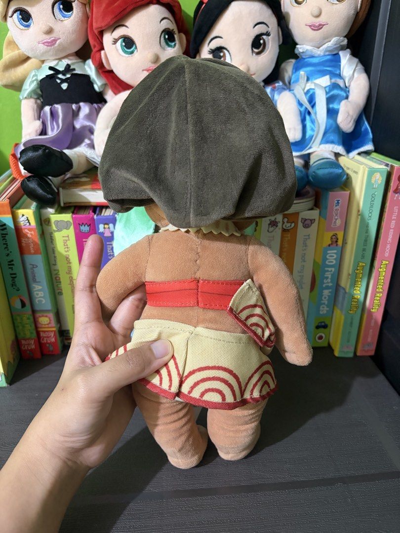 Disney Animator Moana Plush Toy (Category: Plushies & Soft Toys) located in Quezon City. Submitted by mjpbb (Listing ID 1464066486, Image 2). Description: - Authentic Disney Store Moana plush toy. - Features her iconic red top and patterned skirt. - Adorned with a flower accessory in her hair. - Perfect for any Moana enthusiast. - Great for cuddling or as a display piece..