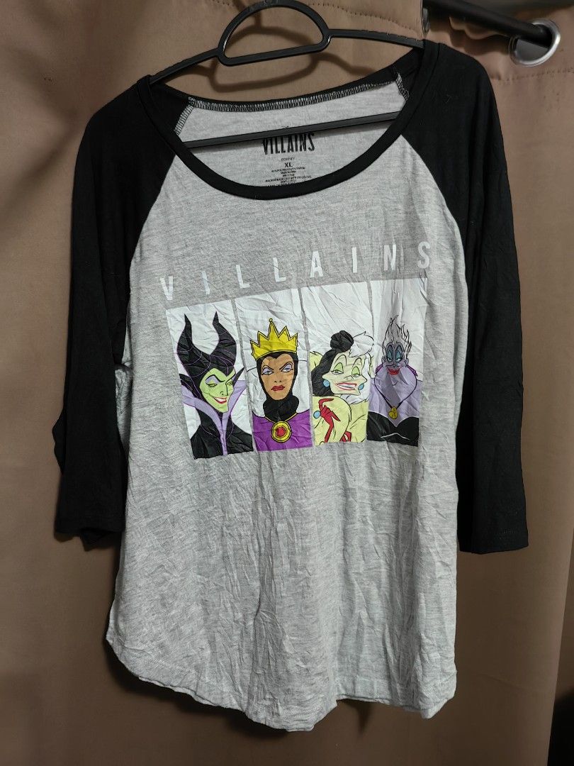 Disney Villains Top (Category: Longsleeves) located in Malolos. Submitted by aemcloset (Listing ID 1464082929, Image 1). Description: Width 21 Length 25 Cotton stretch.