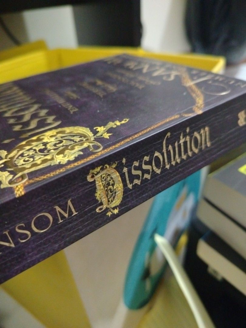 Dissolution by CJ Sansom (Category: Storybooks) located in Cebu City. Submitted by oldestdr999m (Listing ID 1464022450, Image 3). Description: RFS: Decluttering! MOP: GCash & Maribank.
