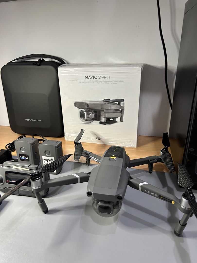 DJI Mavic 2 Pro Drone with Accessories (Category: Drones) located in Angeles City. Submitted by edelle18 (Listing ID 1464131490, Image 2). Description: - DJI Mavic 2 Pro Drone FMC - Includes Controller - Two (3) Intelligent Flight Batteries - PGYTECH Carrying Case - Original Packaging - Ideal for professional aerial photography and videography - Ready for your next adventure!.