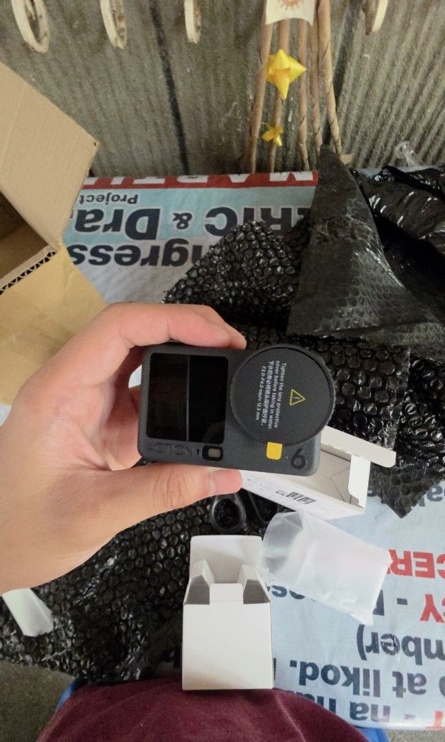DJI Osmo Action 6 Adventure Combo (Category: Video Cameras) located in Valenzuela. Submitted by johnlorenz28 (Listing ID 1464075772, Image 2). Description: Brand new DJI Osmo Action 6. Brand new as in, delivered on our doorstep on September 24, 2026. Selling because my mom scolded me for buying an expensive camera..