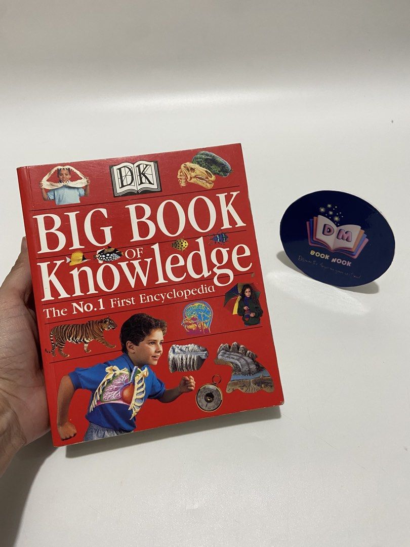 DK Big Book of Knowledge (Category: Storybooks) located in Caloocan City. Submitted by dmbooknook (Listing ID 1464050606, Image 2). Description: 💬 𝐕𝐆𝐔𝐂 - 𝐦𝐢𝐧𝐢𝐦𝐚𝐥 𝐬𝐡𝐞𝐥𝐟 𝐰𝐞𝐚𝐫 𝐨𝐧 𝐞𝐝𝐠𝐞𝐬 𝐨𝐧𝐥𝐲 📖 𝐏𝐚𝐩𝐞𝐫𝐛𝐚𝐜𝐤 | 𝐒𝐦𝐚𝐥𝐥 | 𝟓𝟎𝟎+ 𝐩𝐚𝐠𝐞𝐬 | 𝐃𝐊 | 𝐅𝐮𝐥𝐥 𝐂𝐨𝐥𝐨𝐫 | 𝐅𝐢𝐫𝐬𝐭 𝐄𝐧𝐜𝐲𝐜𝐥𝐨𝐩𝐞𝐝𝐢𝐚 𝐃𝐊 𝐁𝐈𝐆 𝐁𝐎𝐎𝐊 𝐎𝐅 𝐊𝐍𝐎𝐖𝐋𝐄𝐃𝐆𝐄 📚🔴 𝐓𝐡𝐞 𝐍𝐨.𝟏 𝐅𝐢𝐫𝐬𝐭 𝐄𝐧𝐜𝐲𝐜𝐥𝐨𝐩𝐞𝐝𝐢𝐚 | 𝐃𝐨�