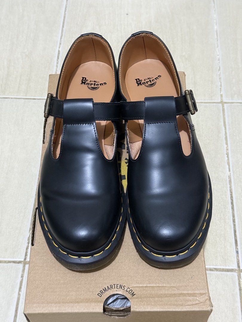 Dr. Martens Polley Mary Janes (Category: Loafers) located in Manila. Submitted by hotnsoursoup (Listing ID 1464012697, Image 3). Description: Doc Martens Polley Mary Janes Bought in the UK Gifted but got the wrong size, only used 4x Size: UK 6.5 / EU 40 / US 8.5 With original box (cat not included).
