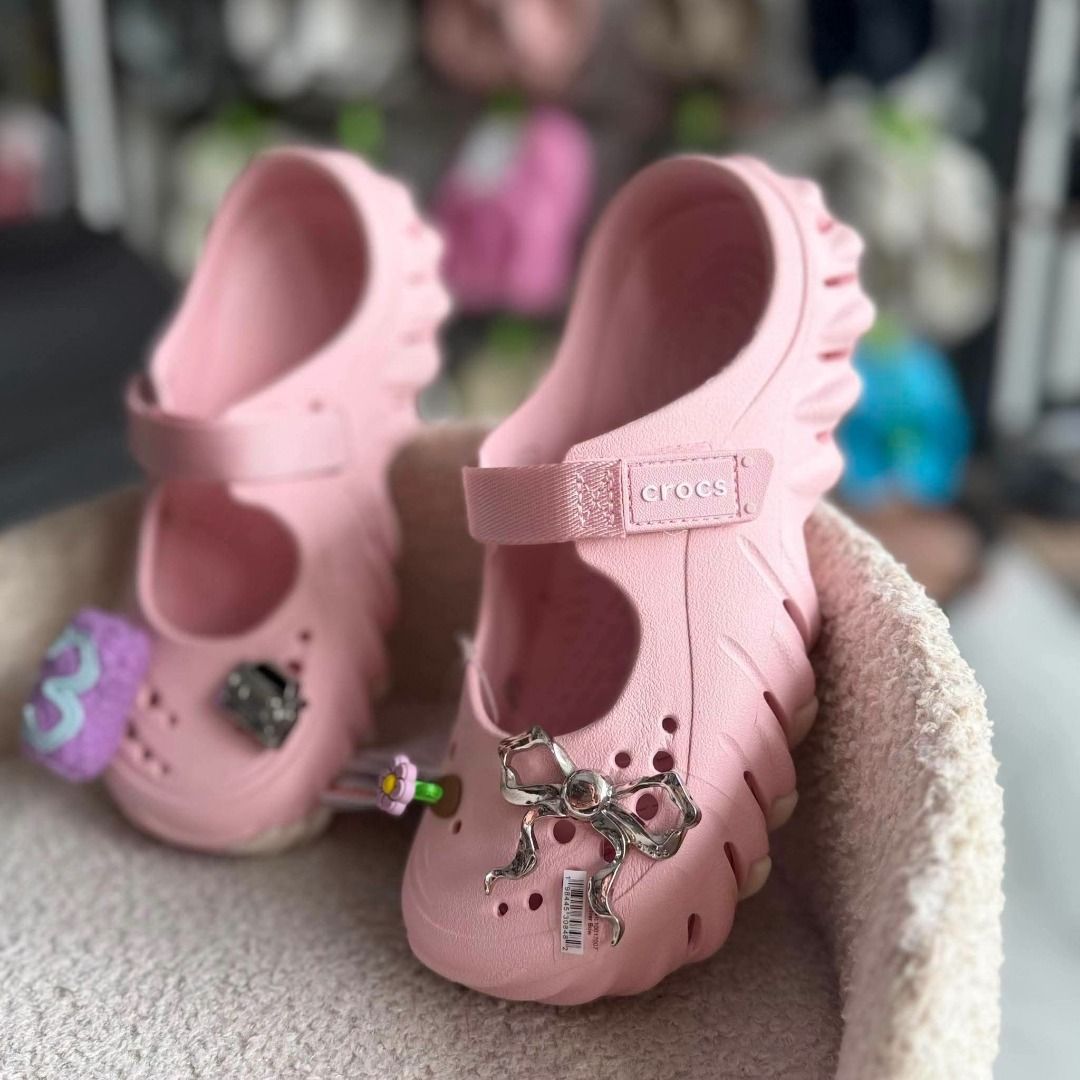 Echo Maryjane Clog in Cotton Candy (Category: Shoe inserts) located in Rizal. Submitted by hiraya16 (Listing ID 1464068917, Image 1). Description: Available Onhand ready to ship Sizes available? DM ✉️ J&T - Lalamove - LBC.
