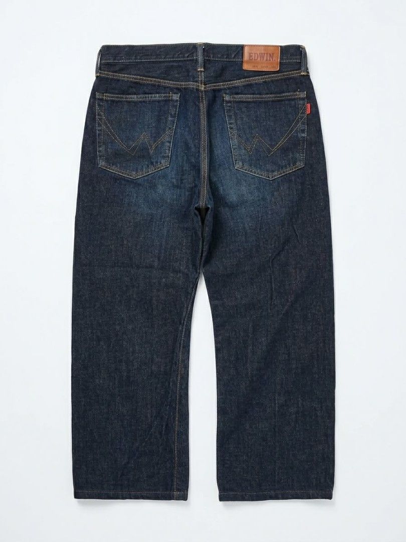 EDWIN 504 Denim Jeans (Category: Coats, Jackets and Outerwear) located in San Jose del Monte. Submitted by esza22_ (Listing ID 1464028896, Image 3). Description: ONLY GENUINE EDWIN SOLD ONLY AT THE FINEST STORES authentic/original EDWIN only used a few times no issues / no damage good condition, well-maintained classic dark blue denim straight/regular-leg fit complete with original EDWIN details/tags Brand: EDWIN Model: 504 Size: W36 x L34 Color: