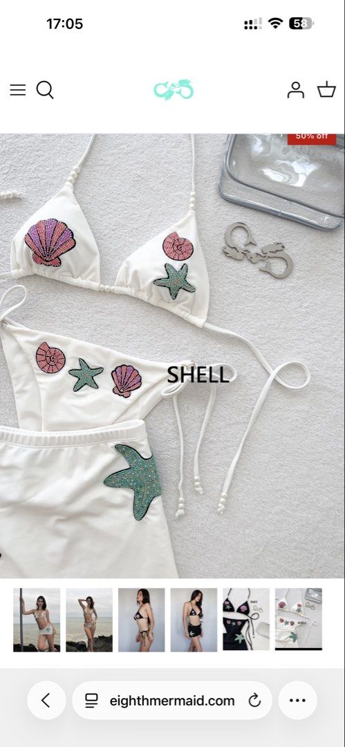 Eighth Mermaid Billie 3-piece set (Category: Bikinis & Swimsuits) located in Taguig. Submitted by maricar0411 (Listing ID 1463960093, Image 2). Description: Never worn / Brand new! Rfs: extra swimmy di nagamit sa trip No WW! Brand new ngani bawal isukat.